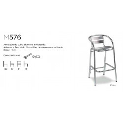 ROM TABURETE M576 ALUMINIO...