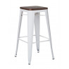 SK TABURETE ALTO LIX MADERA NATURAL-MADERA OSCURA