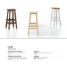 TAL TABURETE FORMA MADER PINO 136