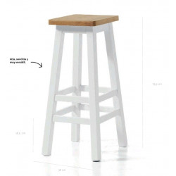 TAL TABURETE FORMA MADER PINO 136
