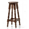 TAL TABURETE TORNEADO MADERA HAYA 134