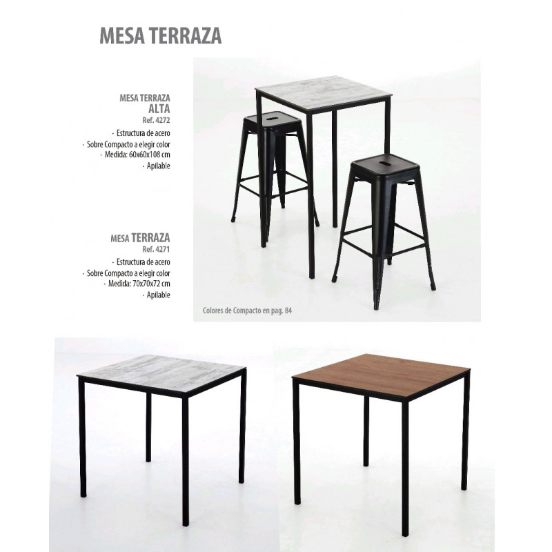 MESA TERRAZA ALTA 4272 -MESA TERRAZA BAJA 4271