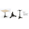 AL BASE HIERRO 8823 ALTURA 72 CM