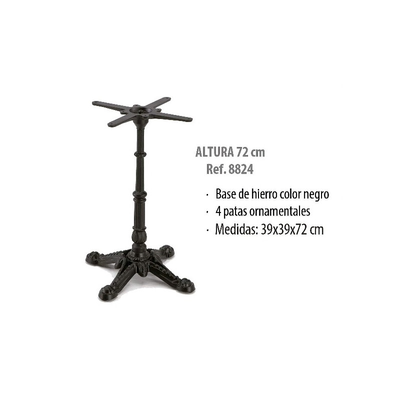 AL BASE HIERRO 8824 ALTURA 72 CM