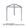 AL PIE APILABLE ALUMINIO 3 PATAS