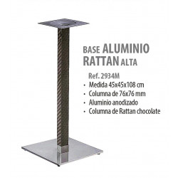 AL BASE ALUMINIO RATÁN ALTA...