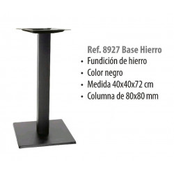 AL BASE HIERRO NEGRO 40x40x72