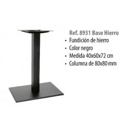 AL BASE HIERRO RECTANGULAR...