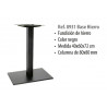 AL BASE HIERRO RECTANGULAR NEGRO 8931 40x60x72