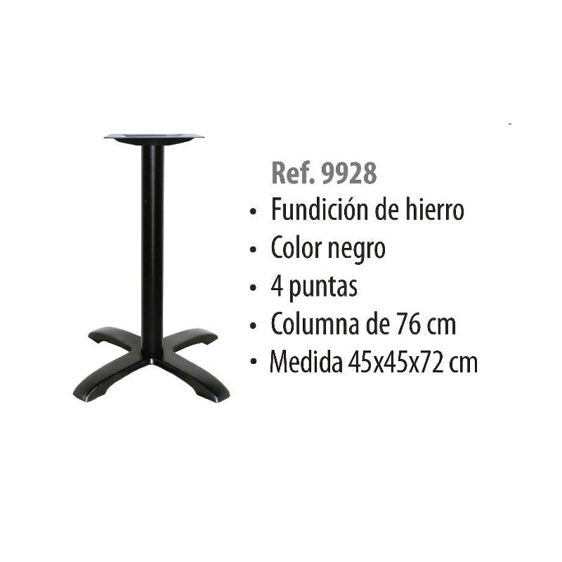 AL PIE FUNDICIÓN HIERRO 9928 COLUMNA 76 CM