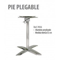 AL PIE PLEGABLE ALUMINIO 9926