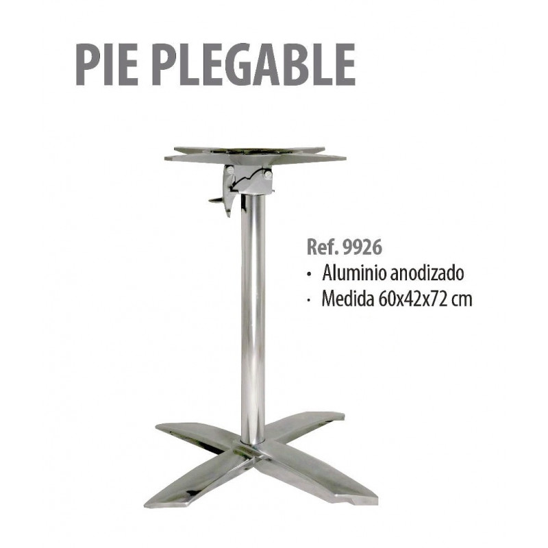 AL PIE PLEGABLE ALUMINIO 9926