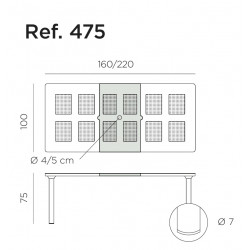 N MESA LIBECCIO 160 EXT 220