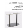 AL BASE HIERRO OVALADA 7927