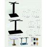EQ PIE SAGITARIO-SAGITARIO RECTANGULAR ACERO