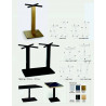 EQ PIE VIRGO ALUMINIO ALTO Y BAJO-RECT ALTO Y BAJO