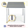 F MESA DECO-C ACERO EPOXI