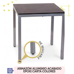 F MESA DECO-C ALUMINIO EPOXI