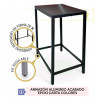 F MESA DECO-H-C-R ALUMINIO EPOXI