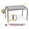 F MESA DECO-R ACERO EPOXI