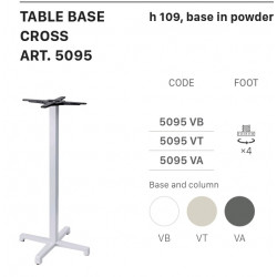 SC TABLE BASE CROSS 5095 h.109