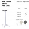 SC TABLE BASE CROSS 5095 h.109