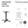 SC TABLE BASE CROSS 5191 h.50
