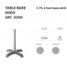 SC TABLE BASE DODO 5200 h.75,4