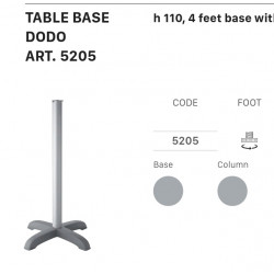 SC TABLE BASE DODO 5205 h.110