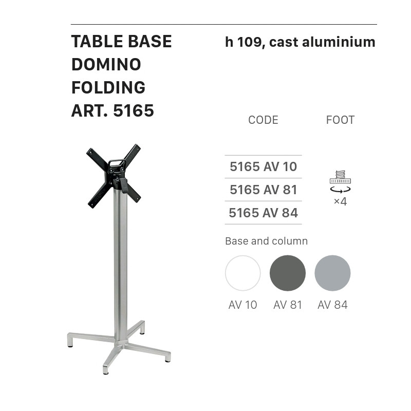 SC TABLE BASE DOMINO ABATIBLE 5165 h.109
