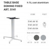 SC TABLE BASE DOMINO FIJO 5141 h.73
