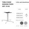 SC TABLE BASE DOMINO FIJO 5145 h.50