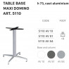 SC TABLE BASE MAXI DOMINO  FIJO 5110 h.73