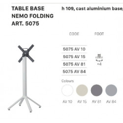 SC TABLE BASE NEMO ABATIBLE...