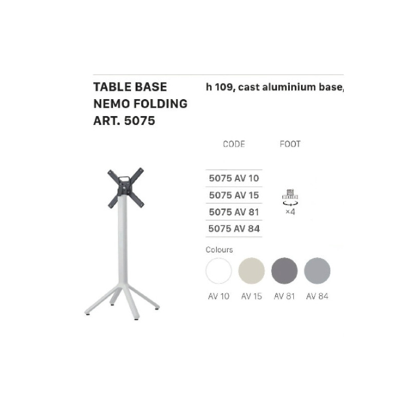 SC TABLE BASE NEMO ABATIBLE 5075 h.109