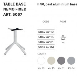 SC TABLE BASE NEMO FIJA...