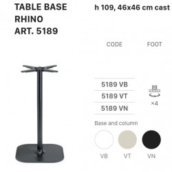 SC TABLE BASE RHINO 5189 h.109