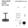 SC TABLE BASE RHINO 5192 h.50