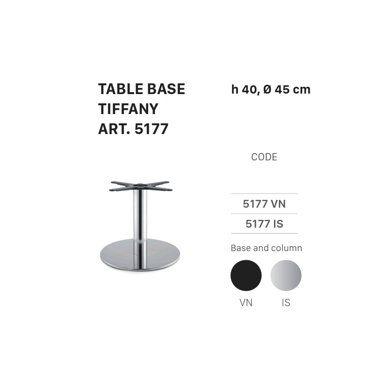 SC TABLE BASE TIFFANY 5177 h.40