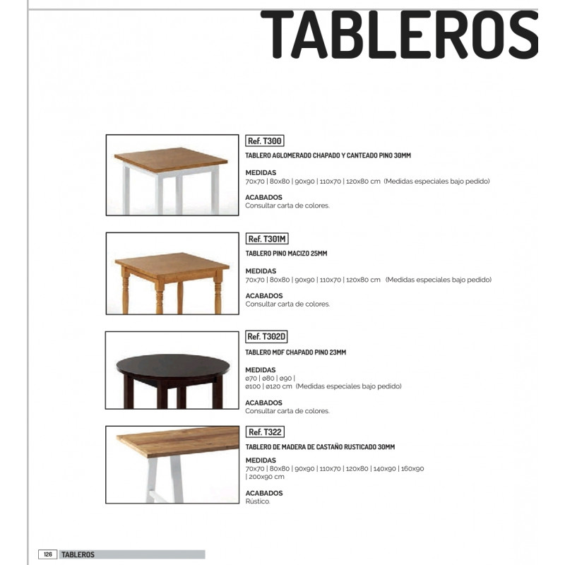 TAL ACABADOS DE TABLEROS