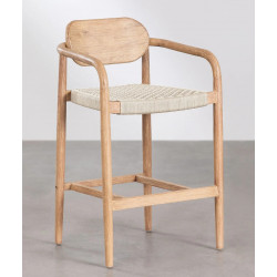TABURETE NAELE ALTO MADERA