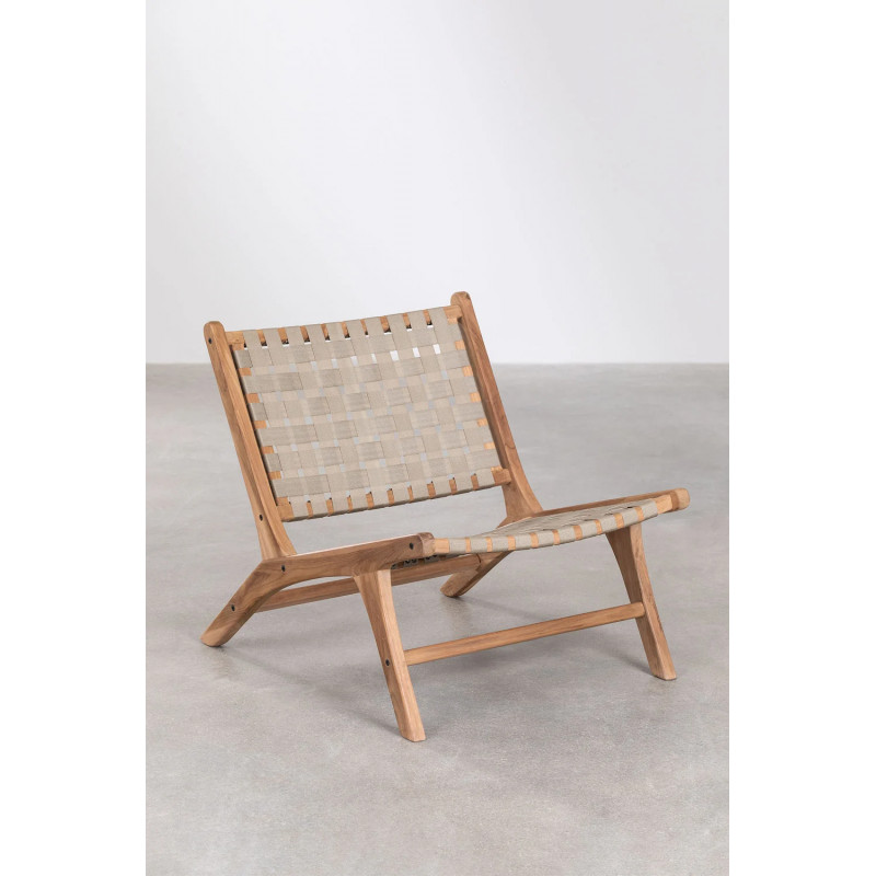 DIAMA MADERA DE TECA MARRÓN TRIGO