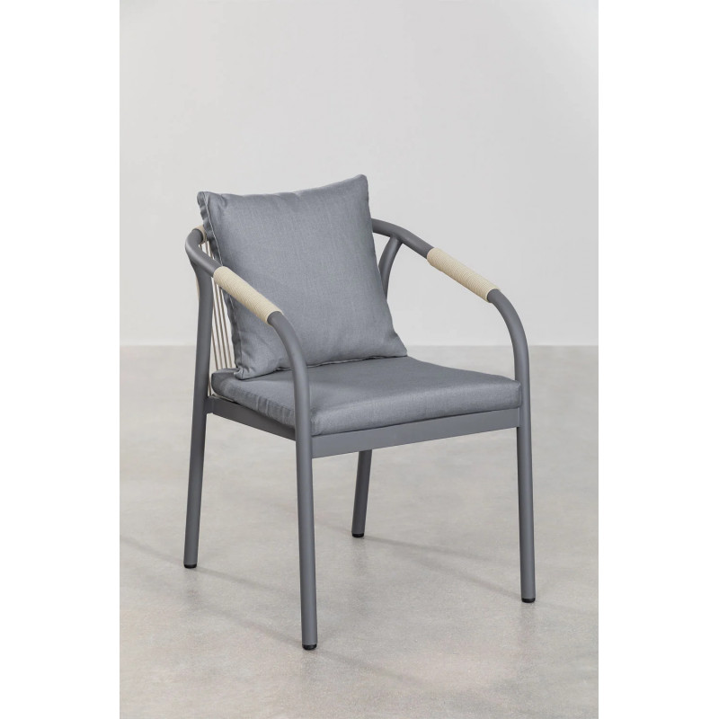 BASPER CUERDA GRIS GRAFITO