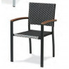 SILLÓN 2207 ALM-RATÁN NEGRO Y BLANCO