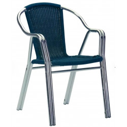 SILLÓN DOBLE TUBO ALM RATÁN...