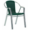 SILLÓN DOBLE TUBO ALM RATÁN REDONDO