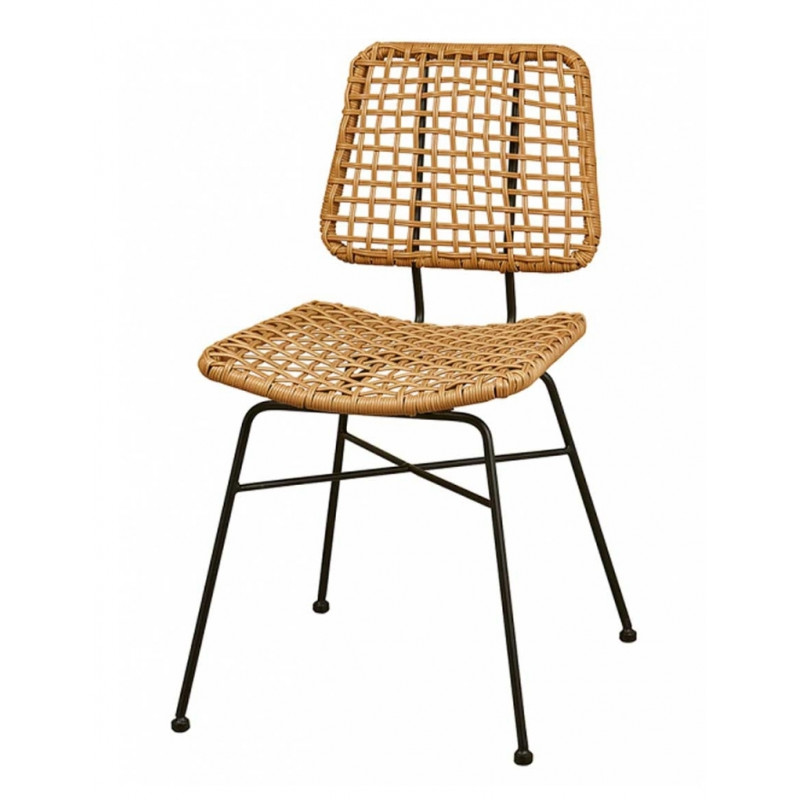 SILLA 1221 RATÁN SINTÉTICO NATURAL