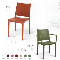 SILLA 163 Y SILLÓN 2163...