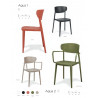 SILLA AGUA 1 Y SILLÓN AGUA 2 POLIPROPILENO