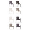 SILLA DITA Y SILLÓN DITO BLANCO-ANTRACITA-TOR-NEG